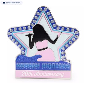 Track Stock of Hannah Montana 20th Anniversary Pin 