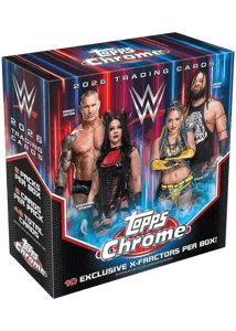 Track Stock of 2026 Topps Chrome WWE Mega Box Track Stock of 2026 Topps Chrome WWE Mega Box