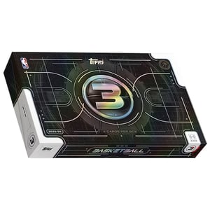 Track Stock of 2025/26 Topps Three Basketball Factory Sealed Hobby Box Track Stock of 2025/26 Topps Three Basketball Factory Sealed Hobby Box