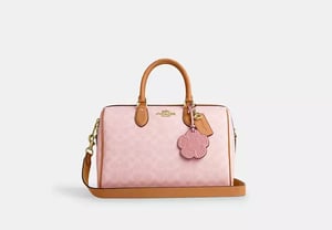Track Stock of Coach Rowan Large Satchel Bag With Charms