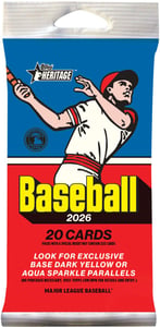 Track Stock of 2026 Topps Heritage Baseball Fat Pack Track Stock of 2026 Topps Heritage Baseball Fat Pack