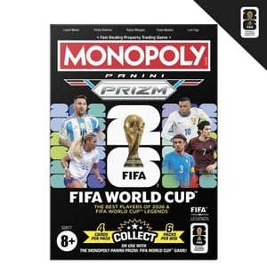 Track Stock of Monopoly Panini Prizm: FIFA World Cup Booster Box Track Stock of Monopoly Panini Prizm: FIFA World Cup Booster Box