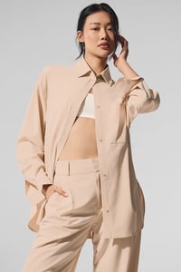 Track Stock of Alo Dreamscape Button Down Long Sleeve Track Stock of Alo Dreamscape Button Down Long Sleeve