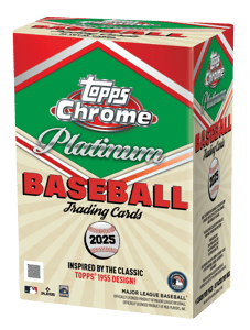 Track Stock of 2025 Topps Chrome Platinum Baseball - Value Box Track Stock of 2025 Topps Chrome Platinum Baseball - Value Box