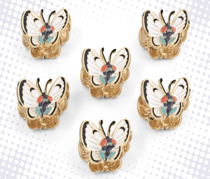 Track Stock of Pokémon x Target - Butterfree Hair Clips 6pc 