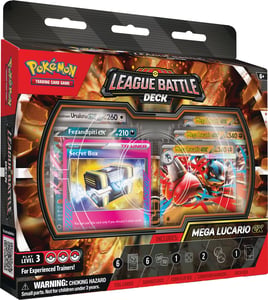 Track Stock of Pokemon Mega Lucario ex League Battle Deck