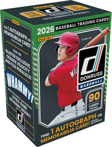 Track Stock of 2026 Panini Donruss Baseball Blaster Box Track Stock of 2026 Panini Donruss Baseball Blaster Box