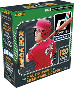 Track Stock of 2026 Panini Donruss Baseball Mega Box Track Stock of 2026 Panini Donruss Baseball Mega Box