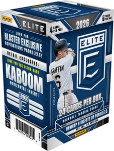 Track Stock of Panini 2026 Donruss ELITE Baseball Blaster Track Stock of Panini 2026 Donruss ELITE Baseball Blaster