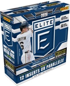 Track Stock of Panini 2026 Donruss ELITE Baseball Mega Box Track Stock of Panini 2026 Donruss ELITE Baseball Mega Box