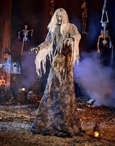 Track Stock of 7 Ft Crypt Countess Animatronic