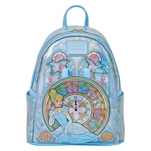 Track Stock of Loungefly Stained Glass Cinderella Mini-Backpack