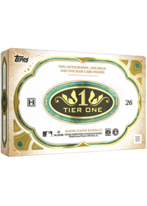 Track Stock of 2026 Topps Tier One Baseball Hobby Box Track Stock of 2026 Topps Tier One Baseball Hobby Box