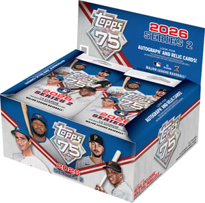 Track Stock of 2026 Topps Series 2 Baseball Display Box Track Stock of 2026 Topps Series 2 Baseball Display Box