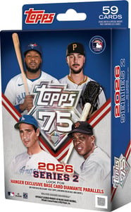 Track Stock of 2026 Topps Series 2 Baseball Hanger Box Track Stock of 2026 Topps Series 2 Baseball Hanger Box