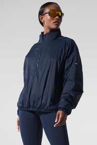 Track Stock of Alo Latitude Light Weight 1/2 Zip Pullover Jacket