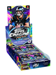 Track Stock of 2025 Topps Cosmic Chrome Football Hobby Box Track Stock of 2025 Topps Cosmic Chrome Football Hobby Box