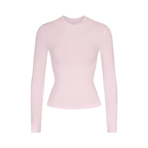 Track Stock of Skims Cotton Jersey Long Sleeve T Shirt 
