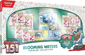 Track Stock of Pokemon Blooming Waters Premium Collection