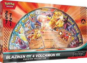 Track Stock of Pokemon Blaziken ex & Volcanion ex Premium Collection