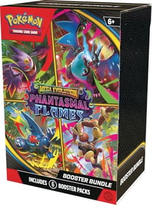 Track Stock of Pokemon Phantasmal Flames Booster Bundle