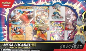 Track Stock of Pokemon Mega Lucario ex Figure Collection