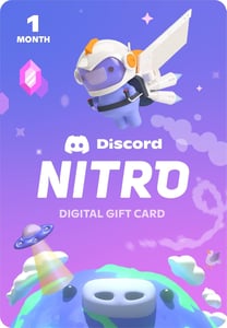 Track Stock of Discord Nitro 1-Month Subscription Gift Card