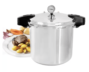 Track Stock of 24 Qt. Aluminum Stove-Top Track Stock of 24 Qt. Aluminum Stove-Top