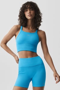 Track Stock of Alo Seamless Ribbed Favorite Bra Tank