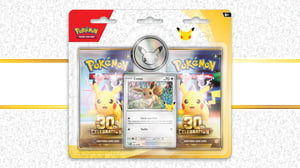 Track Stock of Pokemon 30th Celebration 2-Pack Blister