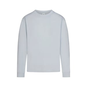 Track Stock of Heavyweight Cotton Mens Relaxed Long Sleeve T Shirt 
