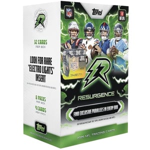 Track Stock of 2025 Topps Resurgence Football Value Box Track Stock of 2025 Topps Resurgence Football Value Box
