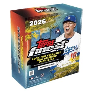 Track Stock of 2026 Topps Finest Baseball Factory Sealed Mega Box Track Stock of 2026 Topps Finest Baseball Factory Sealed Mega Box