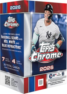 Track Stock of 2026 Topps Chrome Baseball Value Box Track Stock of 2026 Topps Chrome Baseball Value Box