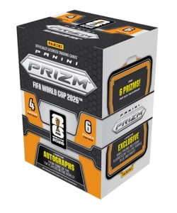 Track Stock of 2026 Panini Prizm FIFA World Cup Soccer Blaster Box Track Stock of 2026 Panini Prizm FIFA World Cup Soccer Blaster Box