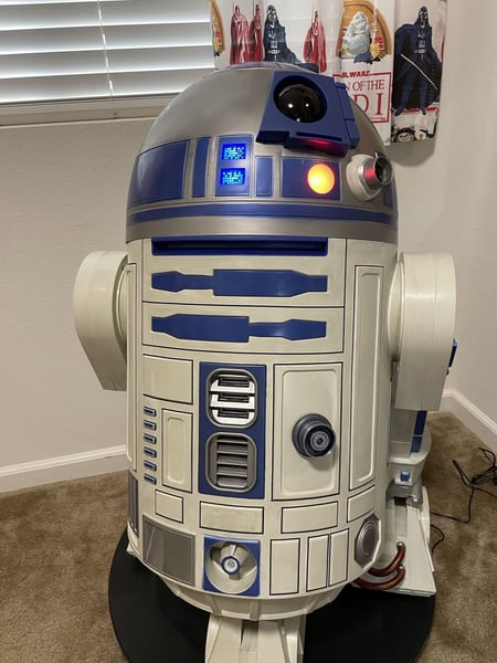 STAR WARS FIGURINE R2-D2 Try Me son et lumière 2004 Hasbro EUR 12,00 - FR