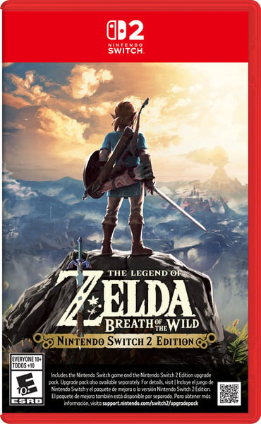 Nintendo Switch 2 Legend of Zelda: Breath of the Wild Restock Notifications