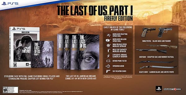 The Last Of Us Part 1 firefly Edition PS5 Restock Notifications