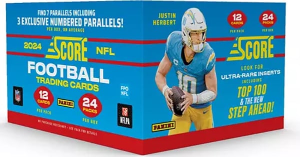 2024 Panini Score Football NFL Retail Box Restock Notifications
