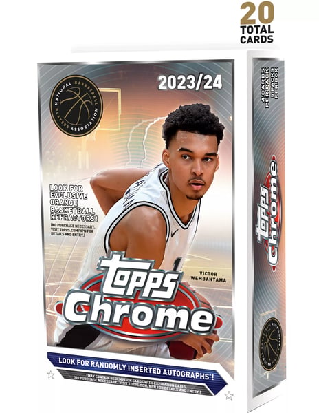 23-24 Topps NBA Chrome Hanger Box Restock Notifications