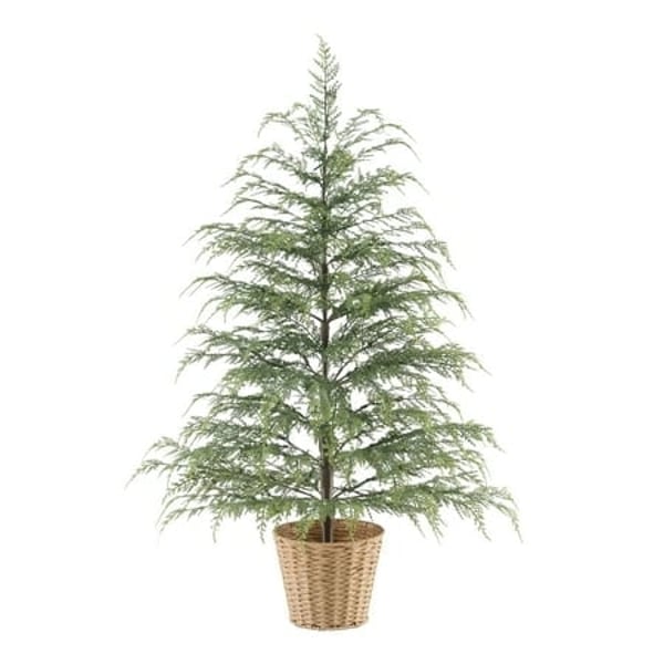 My Texas House Potted 4 ft Pre-Lit LED Cypress A Restock Notifications