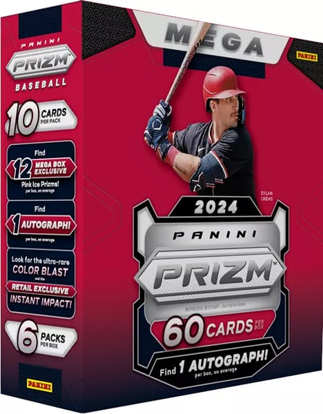 2024 Panini PRIZM Baseball MLB Mega Box Restock Notifications