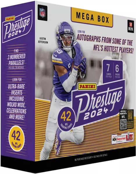 2024 Panini Prestige Football NFL Mega Box Restock Notifications