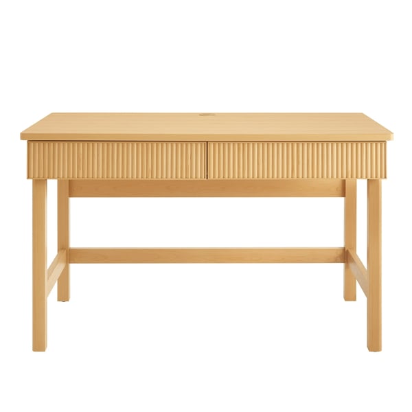 Better Homes & Gardens Lillian Fluted Desk, Natural Pin Restock Notifications
