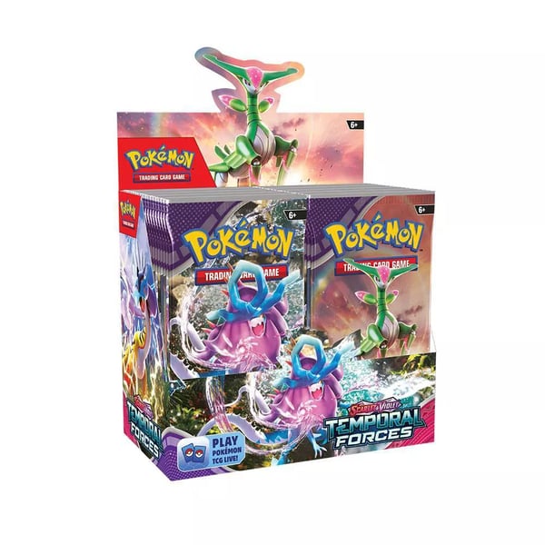 Pokémon Temporal Forces Display Box Restock Notifications