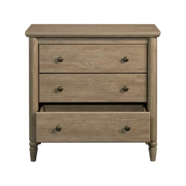 My Texas House Monroe 3 Drawer Nightstand with USB Restock Notifications