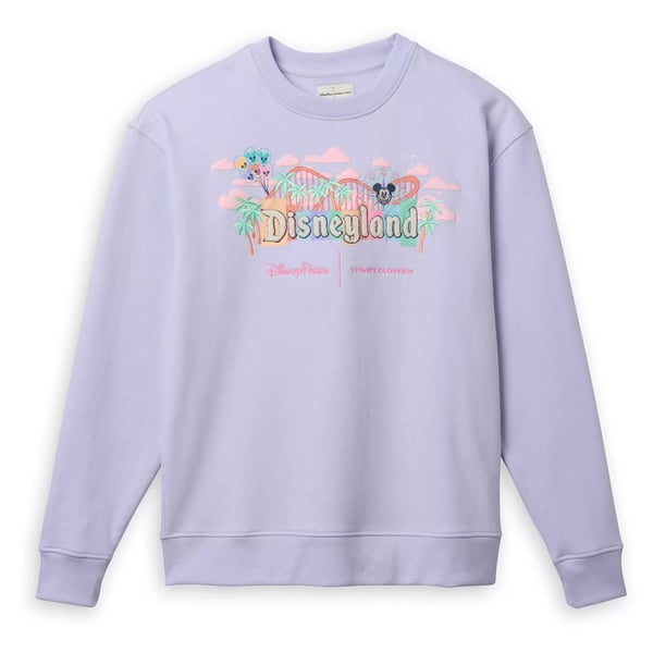 Disneyland Marquee Pullover Sweatshirt Lavender Restock Notifications