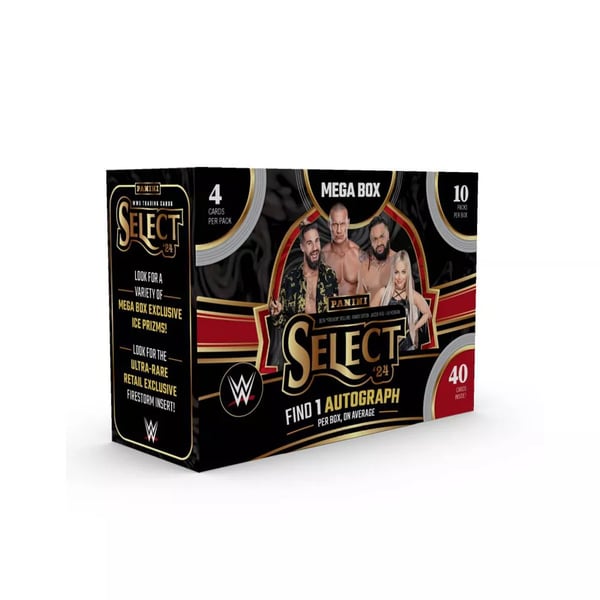 2024 Panini WWE Select Wrestling Trading Card Mega Box Restock Notifications