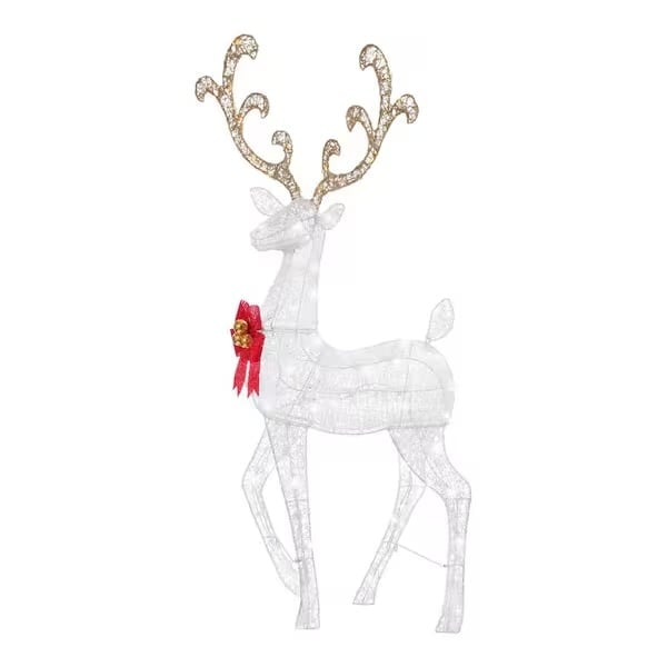 5 ft. Icicle Shimmer Twinkling LED Deer Restock Notifications