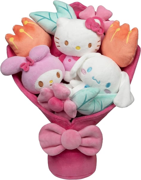 Hello Kitty 12-inch Plush Valentines Bouquet Restock Notifications